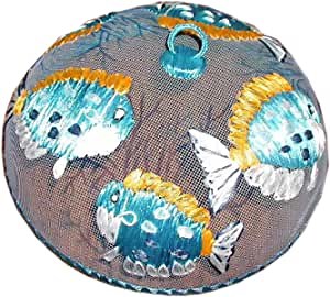 Mesh Screen Food Cover Dome 12" Inch - Outdoor Picnic Food Cover Net (Fish)