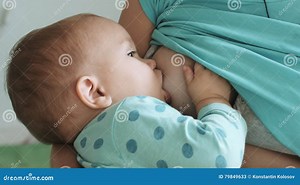 Mother Feeds Her Baby Breast Milk Stock Video - Video of breastfeeding, eating: 79849633