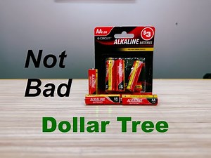 25-15 | Best AA Battery ep.13 | DollarTree e-circuit Alkaline vs 4K
