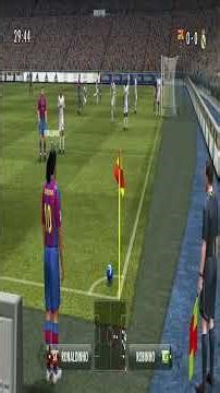 PES 2008 (XBOX 360) REAL MADRID X BARCELONA GAMEPLAY 2