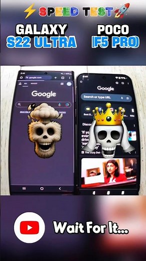 ☠️⚡ GALAXY S22 ULTRA VS POCO F5 PRO SPEED TEST!!
