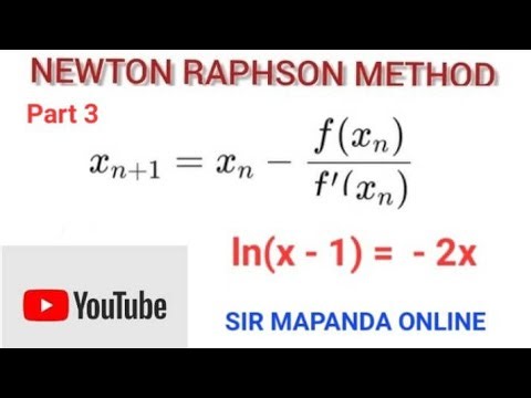 NEWTON RAPHSON METHOD PART 3