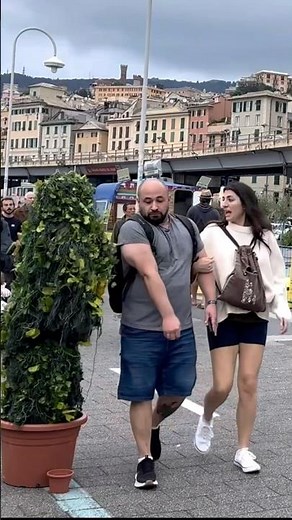 🌿 The leave were acting weird. 😂 #BushmanPrank #LOL #ZamFam