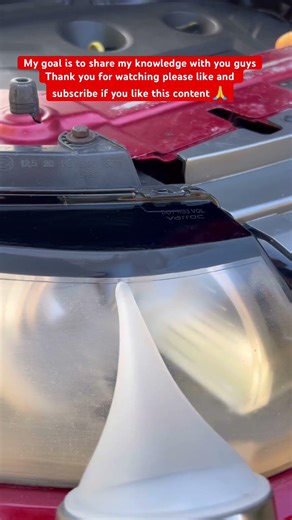 Restoring my headlights #headlight #howto #diymechanic