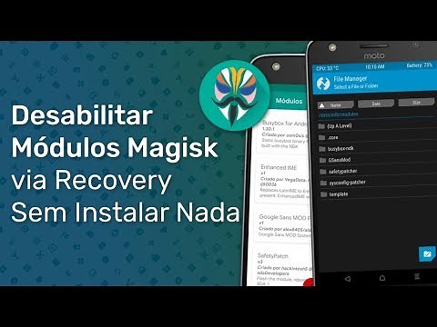 Desabilitar/Remover Módulos Magisk pelo Recovery SEM INSTALAR NADA!