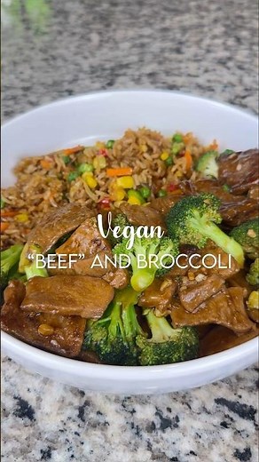 This #vegan Beef and Broccoli tastes like the real thing. MUST TRY! #recipe #beef #chinesefood #food