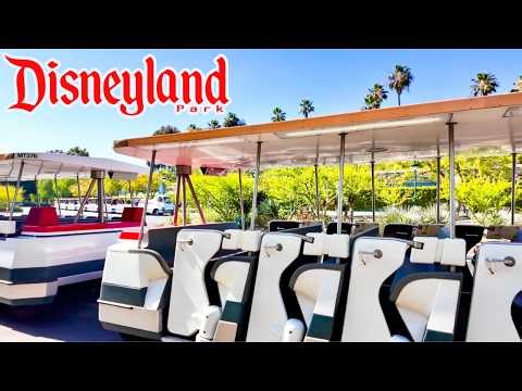 Disneyland Tram Ride 4K — Round‑Trip POV from Mickey & Friends and Pixar Pals Parking Structure