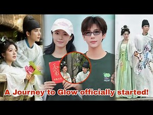 Zhao Jinmai and Wang Anyu officially started filming the historical drama "A Journey to Glow"