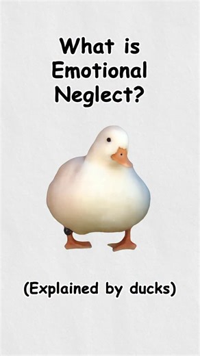 DiplomaDuck on Instagram: "What is emotional neglect? (explained by duck)"