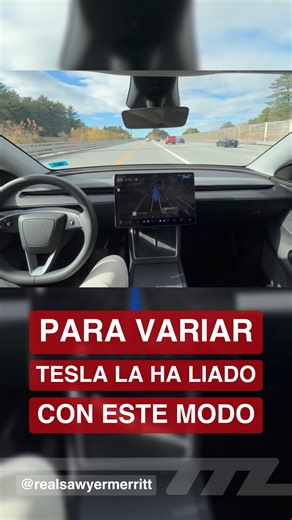 Tesla la ha liado trayendo de vuelta el modo Mad Max, con el que el coche conduce solo de forma agresiva #tesla #madmax #peligroso ##conducciónautónoma | Motorpasión