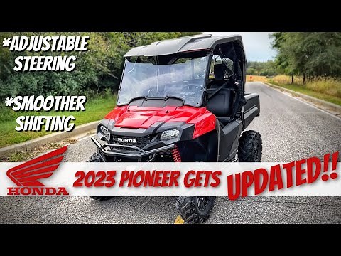 2023 Honda Pioneer 700 Deluxe - Model Updates