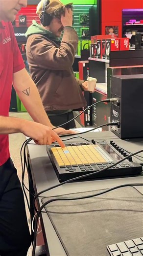 Viva La Dirt League on Instagram: "Making sick beats when the camera isn’t rolling 😎 BTS from our skit ‘Lazy boss uses soundboard’ #bts #vldl #techtown"