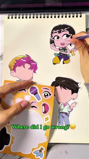 Handmade Stickers Spider Man Sticker Art Process #asmr #art #sticker #shorts