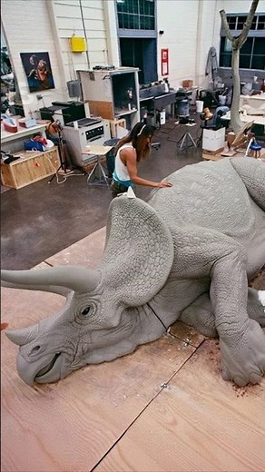 How They Brought a Triceratops to Life Without CGI