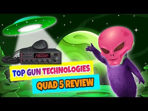 Top Gun Technologies Quad 5 Review - Coolest 10 Meter Trucker Radio Ever