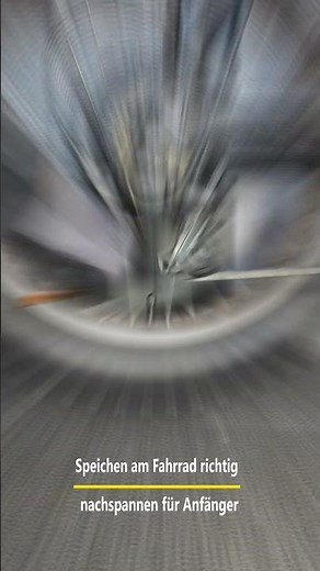 Geheimer Tipp Speichen am Fahrrad richtig nachspannen für Anfänger