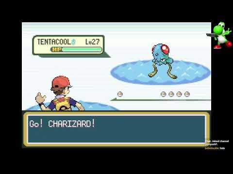Pokémon FireRed/LeafGreen Walkthrough: Routes 19–20, Fuchsia City to Seafoam Islands [13:38-14:01]