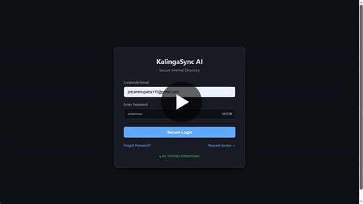 KalingaSync AI Enterprise: AWS Serverless Ecosystem | Priyanshu Patra posted on the topic | LinkedIn