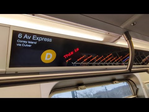 NYC Subway: R179 F Train Ride to Coney Island via Culver Exp from Smith 9 St to Church Av (Weekend)