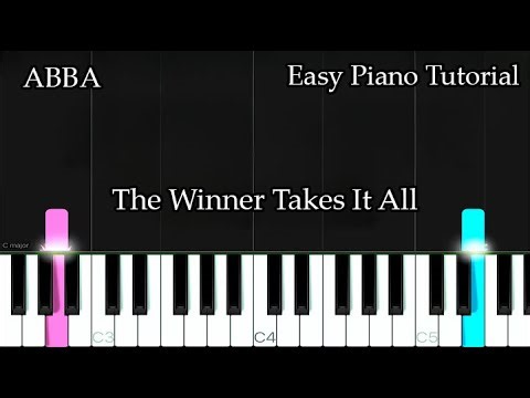 The Winner Takes It All - ABBA | EASY Piano Tutorial