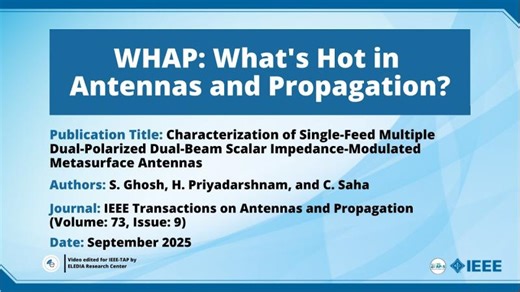 Characterization of Single-Feed Multiple Dual-Polarized Dual-Beam Scalar Impedance-Modulated ... | SWARNADIPTO GHOSH | 10 comments