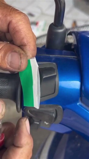 easy way to remove the light switch on a motorbike#shorts