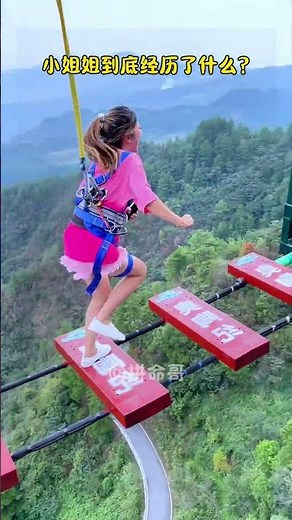 Bungee Jumping With Rope In Beautiful Place:Asmr Bungee Jumping