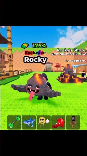 Is the new Rocky Brainrot actually worth it? 🤔 #kickaluckyblock #roblox