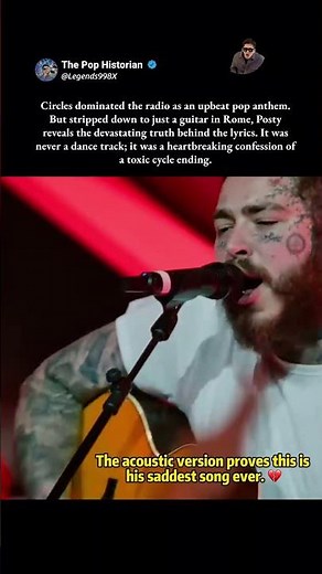 Circles Was Actually A Tragedy 💔 #PopCulture #LiveMusic #AcousticCovers #PostMalone
