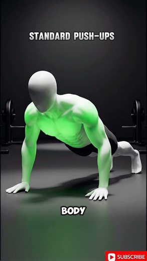 Push-Ups Step by Step for All Levels 💪#fitness