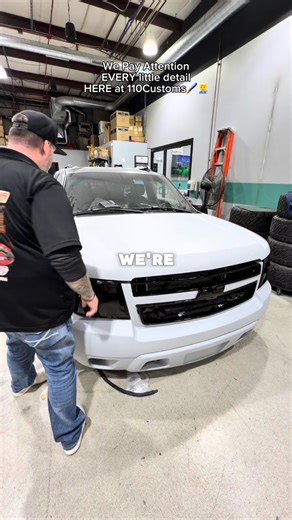 110 Customs on Instagram: "Every detail counts 👌 Even the smallest imperfections don’t go unnoticed at 110 Customs 🔍 This Chevy Avalanche came in looking solid — but we still went over every inch, circled the tiniest dents, and started sanding it down for that flawless finish 💪 When we say perfection, we mean every panel, every line. 📍110 Customs – Montgomery, IL 📲 DM us today for your next custom project or bodywork touch-up!"