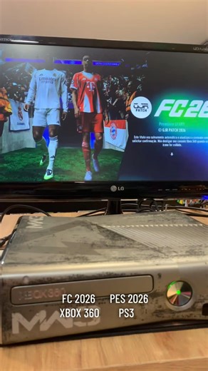 FC 2026 and PES 2026 for Xbox 360 and PS3 ⚽️🎮 #bombapatch #fifa #efootball #xbox360 #ps3