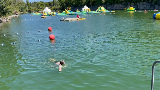 Jumping into St Marys Quarry has been on my bucket list for two years. Patti and I were touring around this Labour Day weekend, and I got to check that one off! | Blackmore Witchcraft