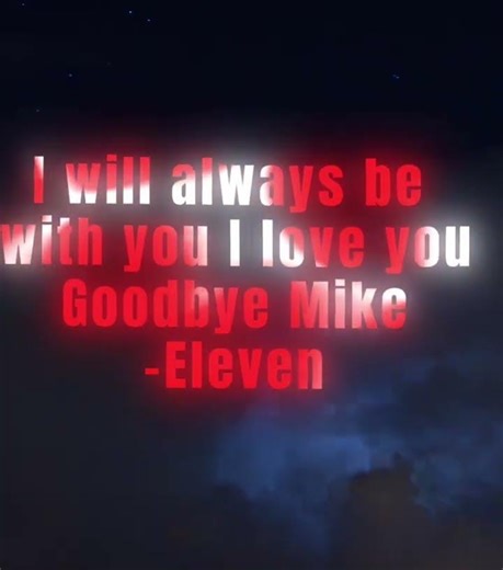 Sad stranger things lines