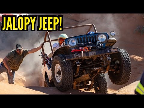 Fred and Dave bring a proper Jalopy Jeep to Matt's Offroad Games!