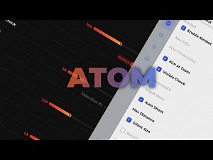 🚀 IMGUI CHEAT MENU ATOM | Modern C++ Interface | Smooth DX11 Animations