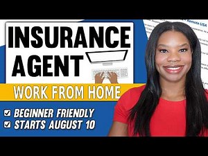 ✅ Beginner-Friendly! Become an Insurance Agent from Home (Starts August)