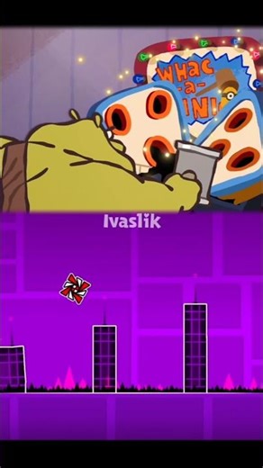 Shrek Broke Slot Machine animation x Geometry Dash #animation #geometrydash #game #meme