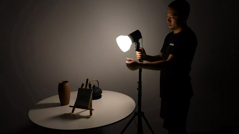 Godox ML-CD15 Diffusion Dome for Godox V1 V1i V860 V850 TT685 TT600 AD200 AD300 AD400 ML30 ML60 Flash Diffuser with 3 Adapter