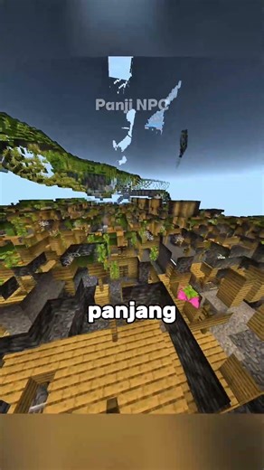 Seed Infinity mineshaft bedrock di minecraft #shorts #minecraft