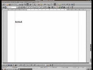 Verzeichnisse in OpenOffice Writer