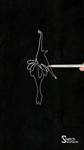 Ballerina Dreams ✨🩰💖 #shorts #howtodraw #kidart #easydrawing