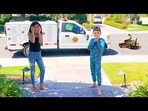 There's A RATTLE SNAKE In Our House (Animal Control called) | Familia Diamond