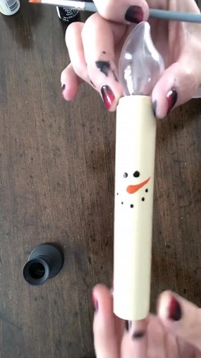 62K views · 1.5K reactions | Dollar Tree Snowman Candle | Creating Through Chaos | Facebook