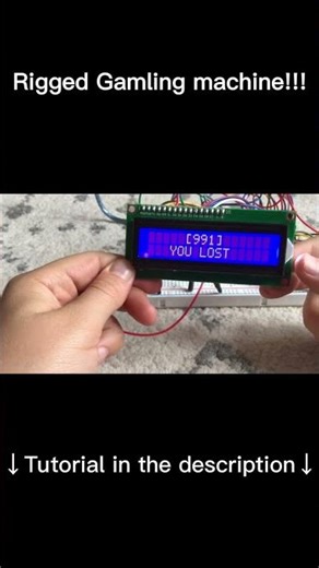 I built a working gambling machine using an Arduino!!! (rigged)