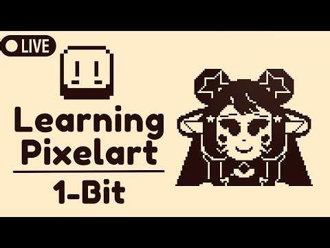 1-Bit Colors and Values — Learning how to draw Pixelart
