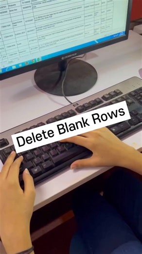 Blank cell delete in Excel. | Microtech Institute Of Computer