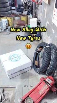 अपनी Bullet के New Alloy & Tyres 😎