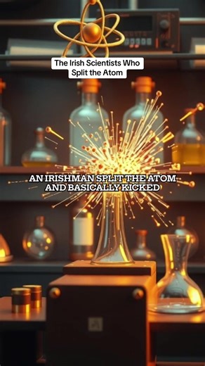 The Irish Scientists Who Split the Atom Irish History Ireland Hidden History Ancient Ireland Erased History History Tok Irish Irish Scientists #irishtiktok #forgottenhistory #hiddenhistory #ireland #historyfacts