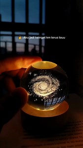 makasih banyak yaa lampu ini bikin aku inget km terus.. Galaxy Lamp dilengkapi dengan teknologi LED yang ramah lingkungan dan hemat listrik Desain Unik dan Artistik Setiap lampu tidur memiliki desain eksklusif yang dapat memperindah tampilan kamar tidur Anda. 💡Desain Elegan 💡Pencahayaan Lembut 💡Mudah Dipasang Klik ambil promo dan mulai ciptakan kamar yang indah dan nyaman! 😎🤩 #KadoBuatAyang #SipalingAstronot #LampuGalaxy | Galaxy Lamp Store